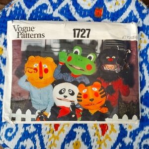 Vintage Vogue Patterns, Costume One Size